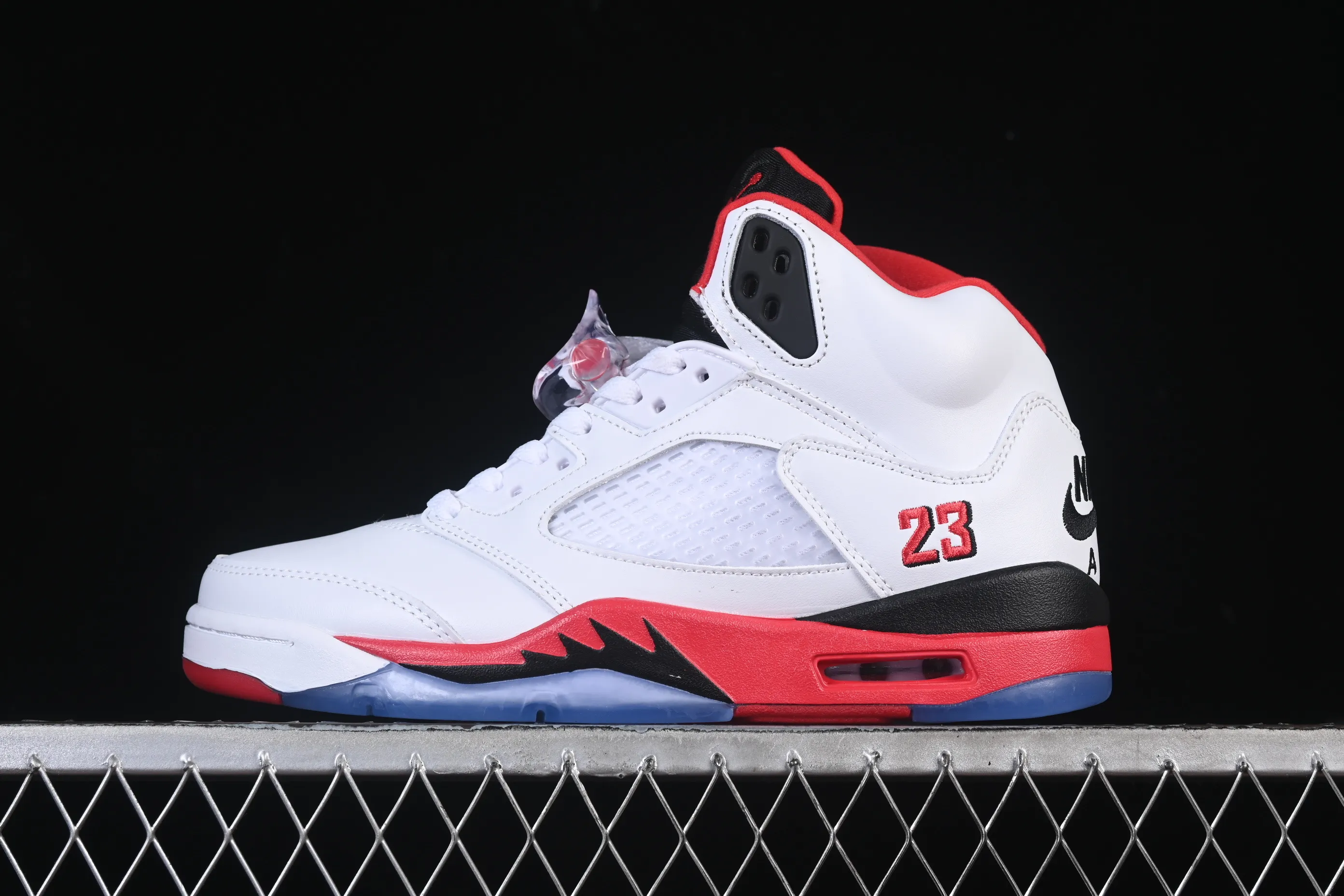 All categories Air Jordan Jordan series basketball shoes Air Jordan 5 Air Jordan 5 Retro "Fire Red Black Tongue" AJ5 Joe 5 Rukawa Maple Flame Red first layer basketball shoes HQ7978-101